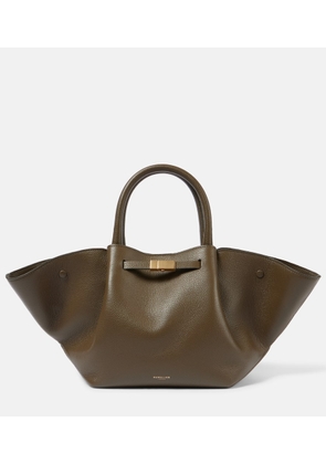 DeMellier New York Midi grained leather tote bag