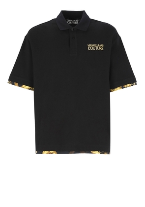 Versace Jeans Couture Polo Shirt With Baroque Details
