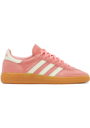 Sporty & Rich Pink & White adidas Originals Edition Handball Spezial Sneakers