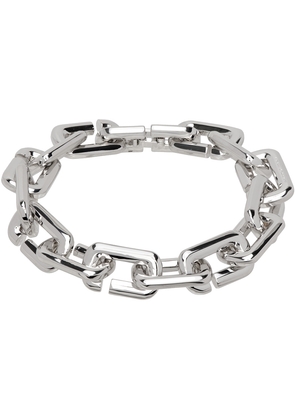Marc Jacobs Silver 'The J Marc Chain Link' Bracelet