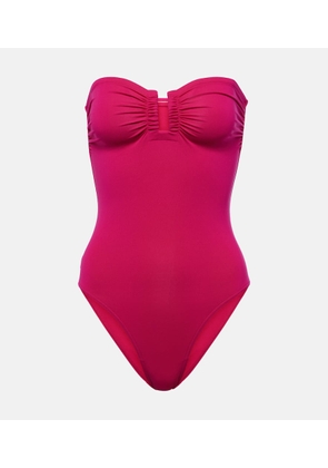 Eres Cassiopée strapless bustier swimsuit