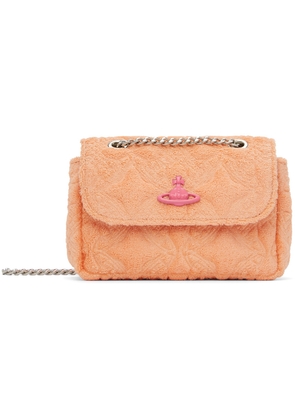 Vivienne Westwood Orange Small Purse With Chain Bag
