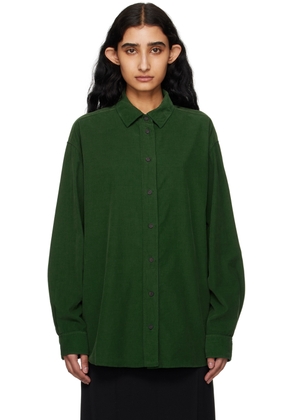 The Row Green Penna Shirt