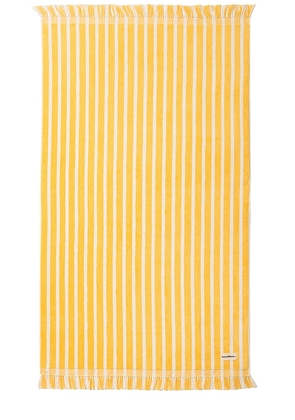 business & pleasure co. Beach Towel in Yellow.