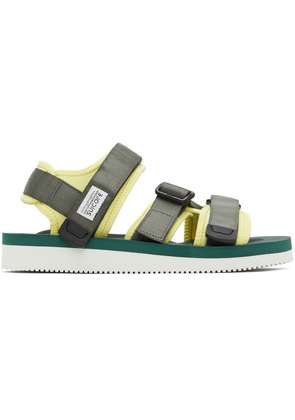 SUICOKE Green KISEE-V Sandals