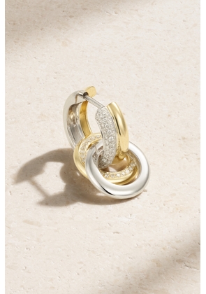 Yvonne Léon - 9-karat White And Yellow Gold Diamond Single Earring - One size