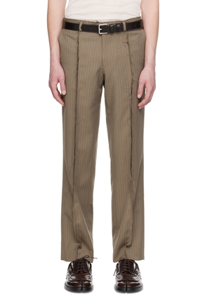 HODAKOVA SSENSE Exclusive Brown Trousers