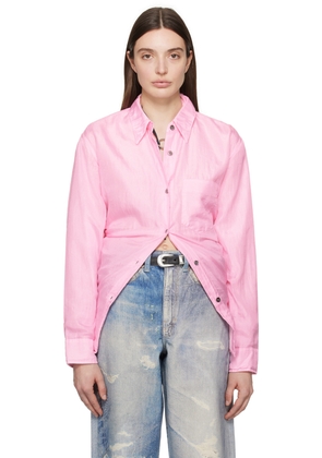 OUR LEGACY Pink Apron Shirt