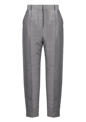 TOTEME cropped pintuck trousers - Grey