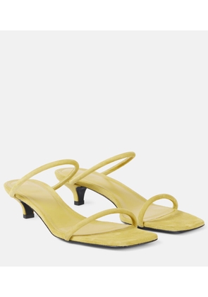 Toteme The Minimalist 35 suede sandals