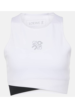 Loewe x On logo bra top