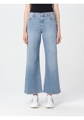 Emporio Armani cropped jeans in washed denim