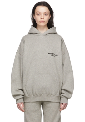 Fear of God ESSENTIALS Gray Cotton Hoodie