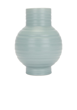 HAWKINS NEW YORK Essential Large Ceramic Vase in Blue.