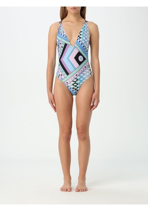 Swimsuit EMILIO PUCCI Woman color Gnawed Blue