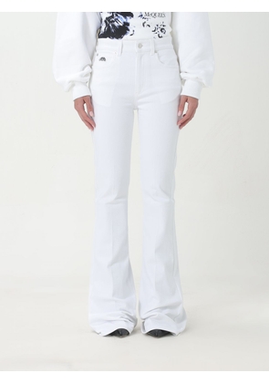 Jeans ALEXANDER MCQUEEN Woman color White