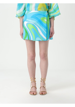 Skirt EMILIO PUCCI Woman color Turquoise