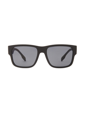 Burberry Square Knight Sunglasses in Matte Black - Black. Size all.