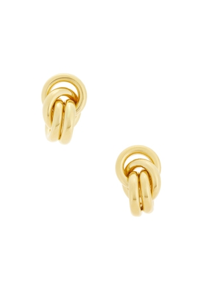 Lie Studio Vera Earrings in Gold - Metallic Gold. Size all.