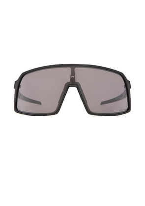Oakley Sutro Shield Sunglasses in Polished Black - Black. Size all.