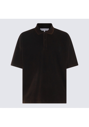 J.w. Anderson Dark Brown Cotton Polo Shirt