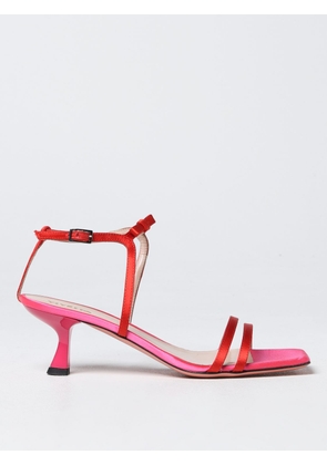 Heeled Sandals VIVETTA Woman color Red