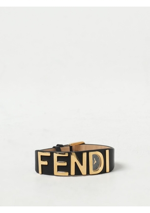 Fendi Fendigraphy watch in steel and leather
