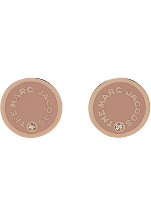 Marc Jacobs Rose Gold Medallion Earrings