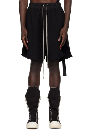 Rick Owens DRKSHDW Black Loose-Fit Shorts