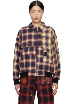 Givenchy Multicolor Check Bomber Jacket
