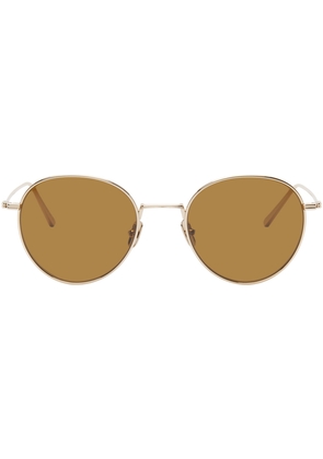 TOTEME Gold 'The Rounds' Sunglasses