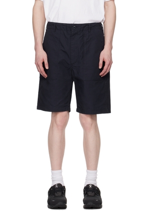Engineered Garments Navy Fatigue Shorts