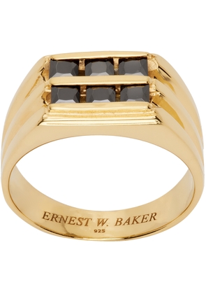 Ernest W. Baker Gold Six Stone Ring