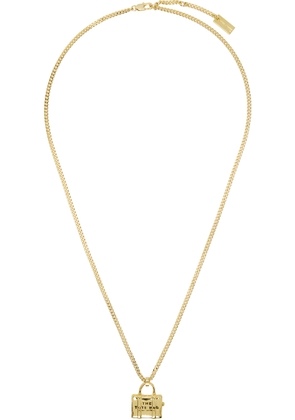 Marc Jacobs Gold 'The Tote Bag' Necklace