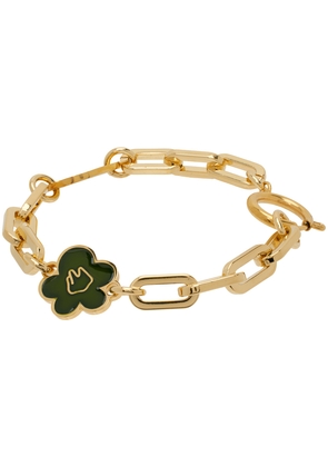 IN GOLD WE TRUST PARIS SSENSE Exclusive Gold Heavy Chain Bracelet