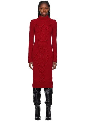 Isabel Marant Red Adrienne Midi Dress