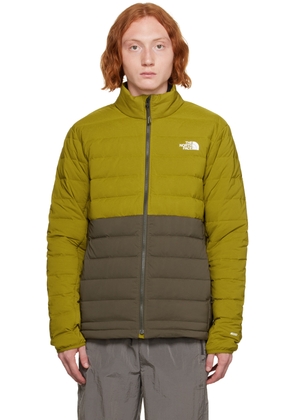 The North Face Green & Gray Belleview Down Jacket