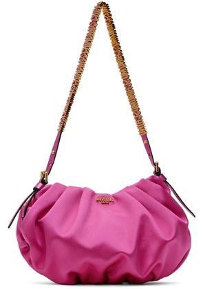 Moschino Pink Mini Lettering Bag
