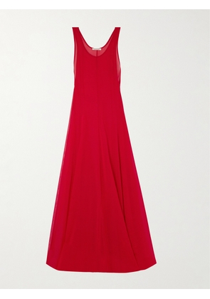 PETER DO - Silk-blend Maxi Dress - Red - x small,small,medium,large