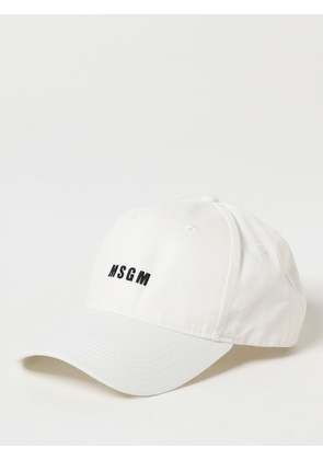 Hat MSGM Woman color White