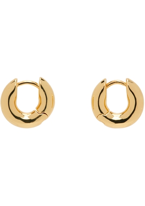 ANINE BING Gold Small Bold Link Earrings