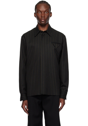 Bottega Veneta Black Striped Shirt