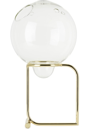 KANZ Clear & Gold Fugu Table Vase