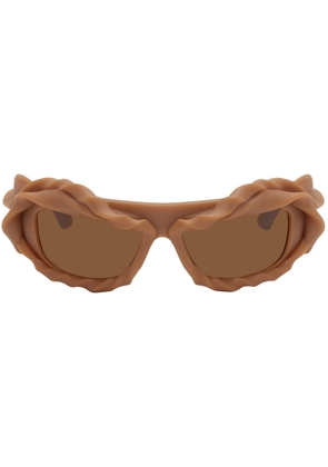 Ottolinger Brown Twisted Sunglasses
