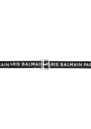 Balmain Kids Black Printed Belt