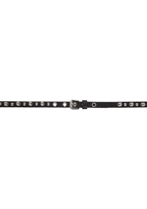 Moschino Black Studs Belt