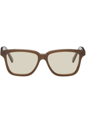TOTEME Brown 'The Squares' Sunglasses