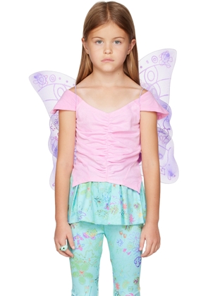 Collina Strada SSENSE Exclusive Kids Purple Fairy Wings