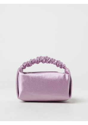 Alexander Wang Scrunchie bag in satin with all-over rhinestones