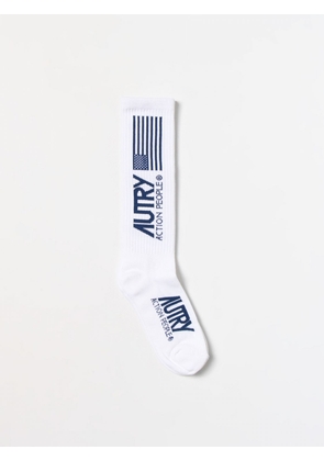 Autry socks in stretch cotton with jacquard logo